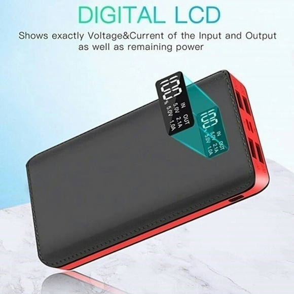 Power Bank Portable Charger LCD Digital Display Po - Picture 4 of 4